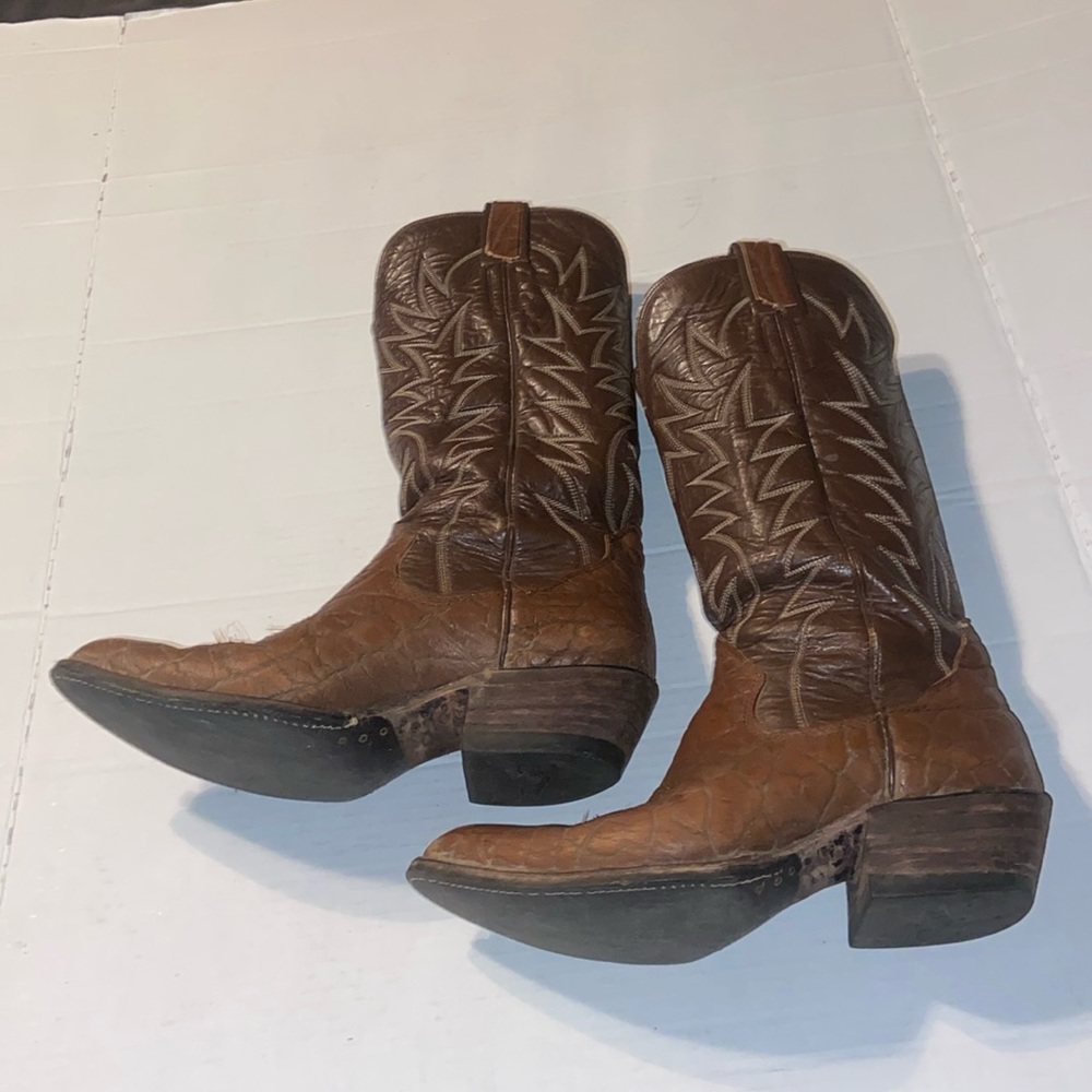 Sanders brown cowboy boots size 7 1/2 D